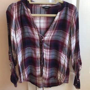 Flannel style Long Sleeve!